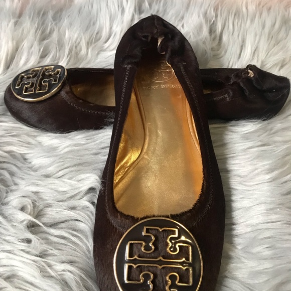 Tory Burch flat real fur size 8 - Picture 13 of 16
